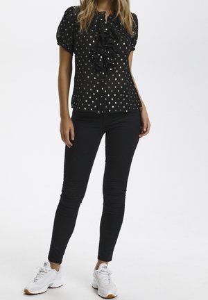 Cream, Bluse - black