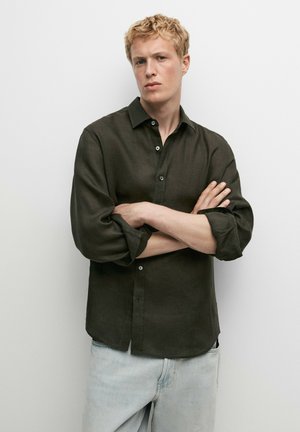 Massimo Dutti, Chemise - dark green