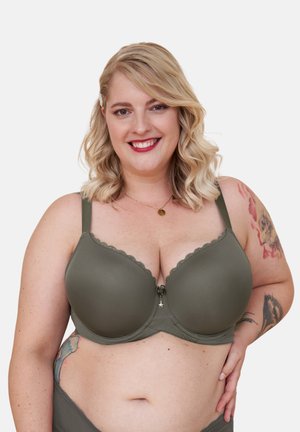 CONSCIOUS - Underwired bra - olive