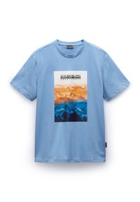 ROLLIN - Print T-shirt - blue ashleigh