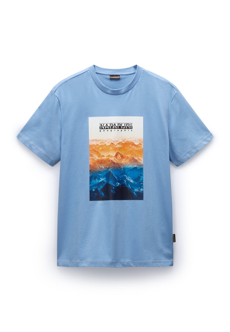 Napapijri T-shirt print donkerblauw