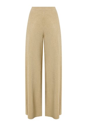 Malina, AMMIE METALLIC MILANO - Wide Leg - pale gold