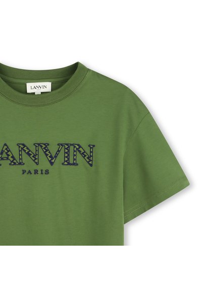 LANVIN TEE - Triko s potiskem - olive