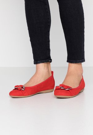 Marco Tozzi Klassischer Ballerina - red