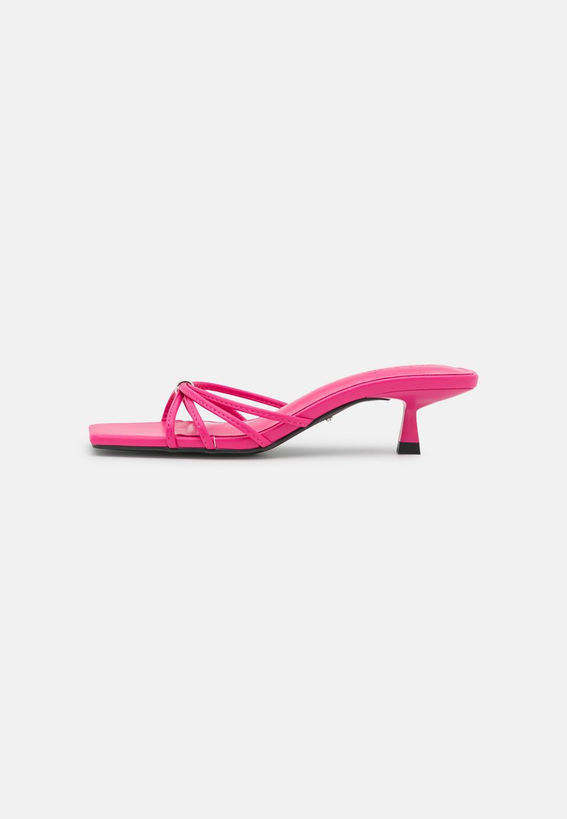 Damen Flache Pantoletten | Rubi Shoes by Cotton On JEN KITTEN MULE Pantolette hoch fuschia/pink - ST78012 Damen Flache Pantoletten | Rubi Shoes by Cotton On JEN KITTEN MULE Pantolette hoch fuschia/pink - ST78012
