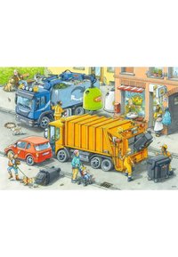 Ravensburger 2X24 PIECES GARBAGE TRUCK AND TOW - Puzzle - multi coloured