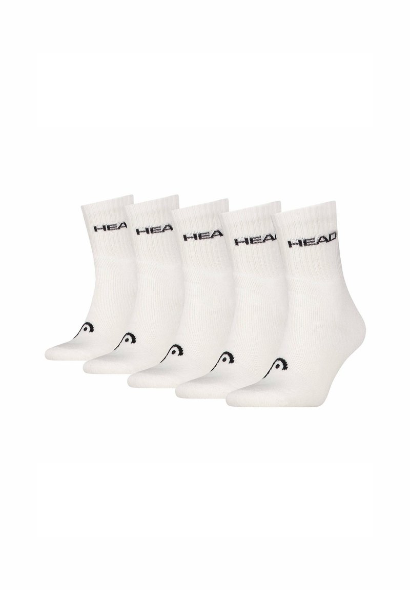 Head UNISEX 5ER PACK - ALL SPORTS SHORT CREW ECOM - Chaussettes - weiß