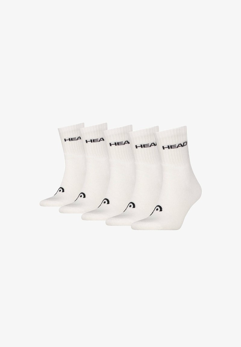 Head UNISEX 5ER PACK - ALL SPORTS SHORT CREW ECOM - Socken - weiß