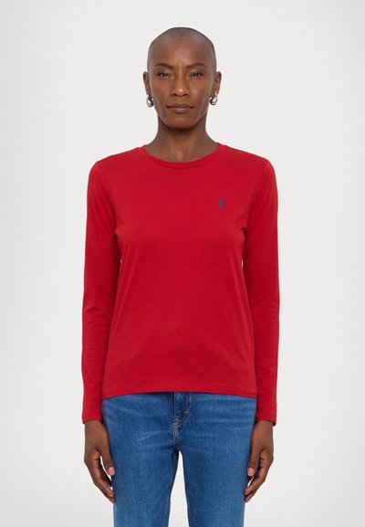 Polo Ralph Lauren LONG SLEEVE - Top s dlouhým rukávem - madison red
