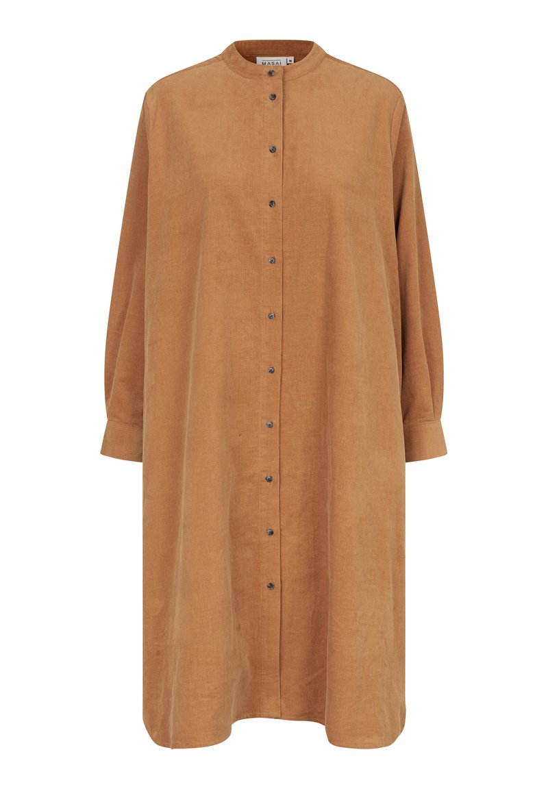 Masai MaNaja - Robe chemise - chipmunk/marron - ZALANDO.FR
