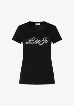 LIU JO, LIU JO LOGO T-SHIRT - Camiseta estampada - black