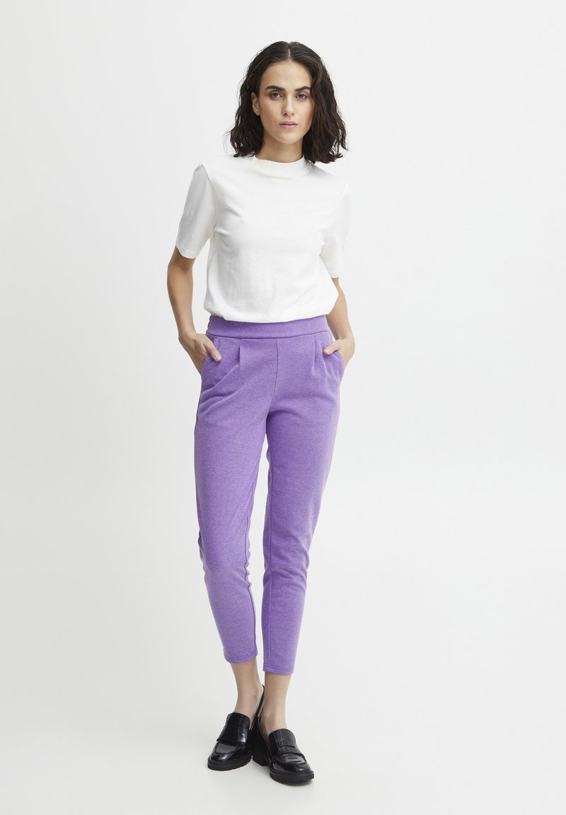 ICHI IHKATE - Broek - eggshell blue aop/meerkleurig