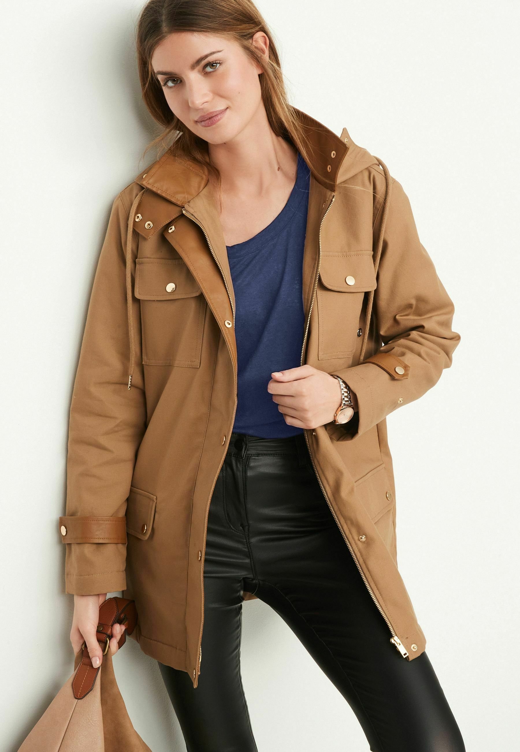 Next UTILITY - Light jacket - camel 