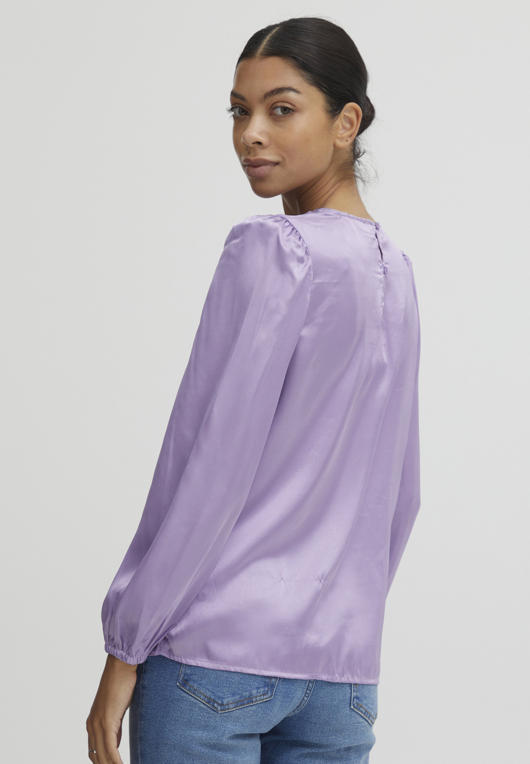 売れ筋商品|||ビーヤング シャツ レディース トップス BYJONIA - Blouse - chalk violet Women's shirts | b.young