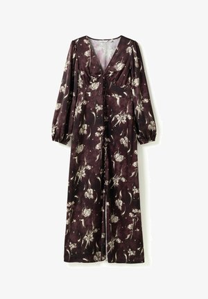 Noella, N-LILITH MAXI DRESS - Robe longue - dovie burgundy print