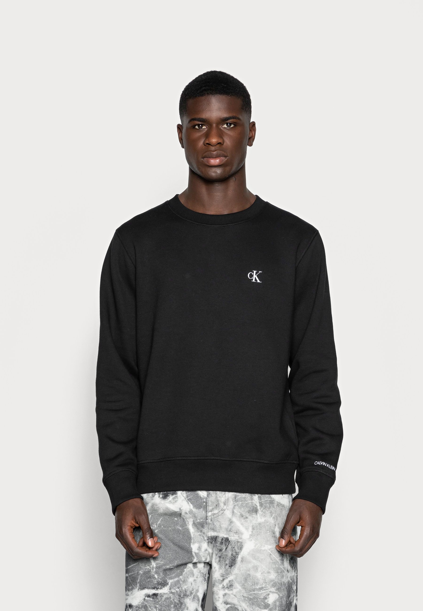 Calvin Klein Jeans ESSENTIAL - Felpa - black/nero - Zalando.it