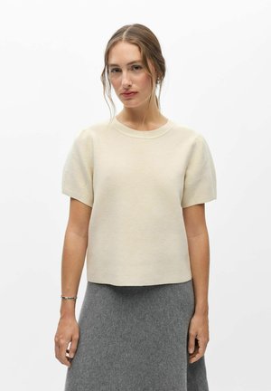 Object, T-SHIRT PUFF SLEEVE - T-shirt basique - birch
