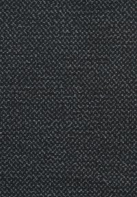 Strukturierter dunkelgrauer Stoff mit einem engen Strickmuster, das subtile Farbvariationen und eine glatte Oberfläche aufweist.