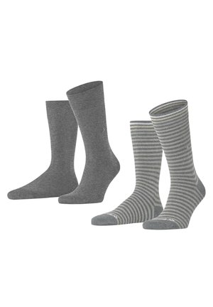 Burlington ONE SIZE EVERYDAY STRIPE SO - MIXED 2-PACK - Socks - grau