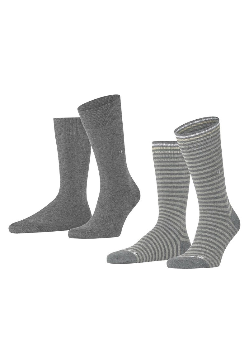 Burlington ONE SIZE EVERYDAY STRIPE SO - MIXED 2-PACK - Socks - grau
