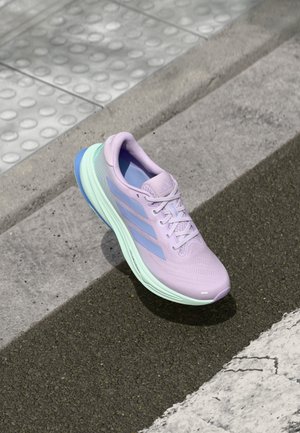 SUPERNOVA RISE 2 - Road running shoes - ice lavender/blue spark/powder plum