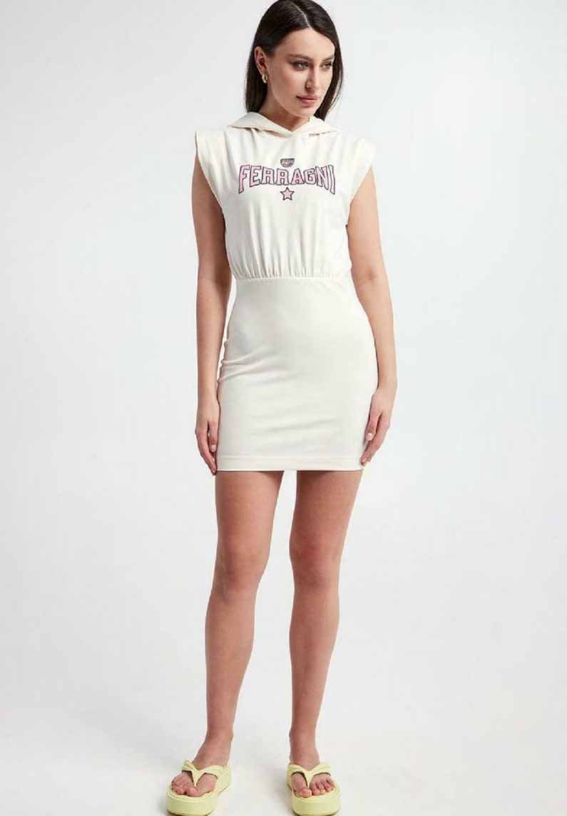 CHIARA FERRAGNI Jurk wit