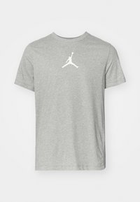 JUMPMAN SHORT SLEEVE CREW - Sporta krekli - carbon heather/white