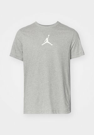 Jordan JUMPMAN SHORT SLEEVE CREW - T-skjorte til trening - carbon heather/white