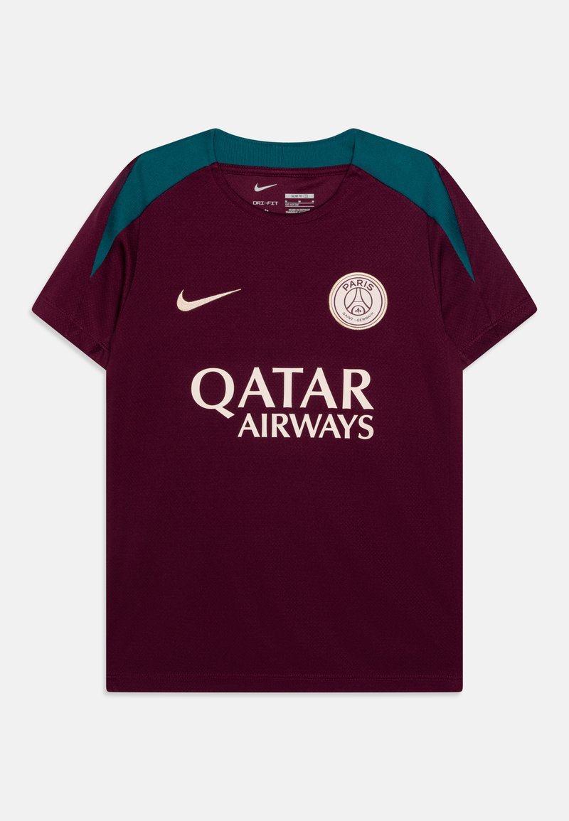 Nike Performance PARIS ST GERMAIN STRIKE TOP UNISEX - Club wear - bordeaux/geode teal/guava ice