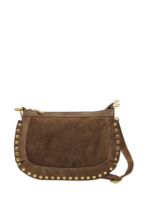 CLOUTÉ - Sac bandoulière - taupe