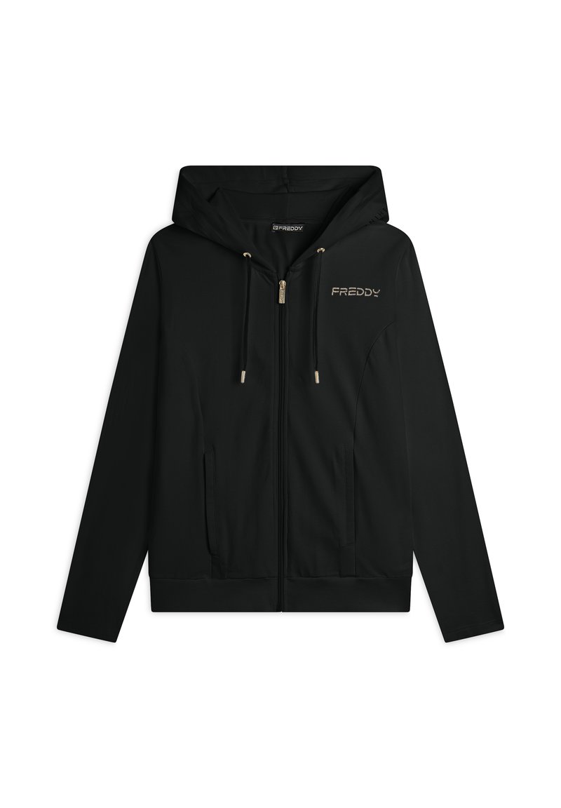 Freddy TIME TO SHINE - Felpa con zip - nero