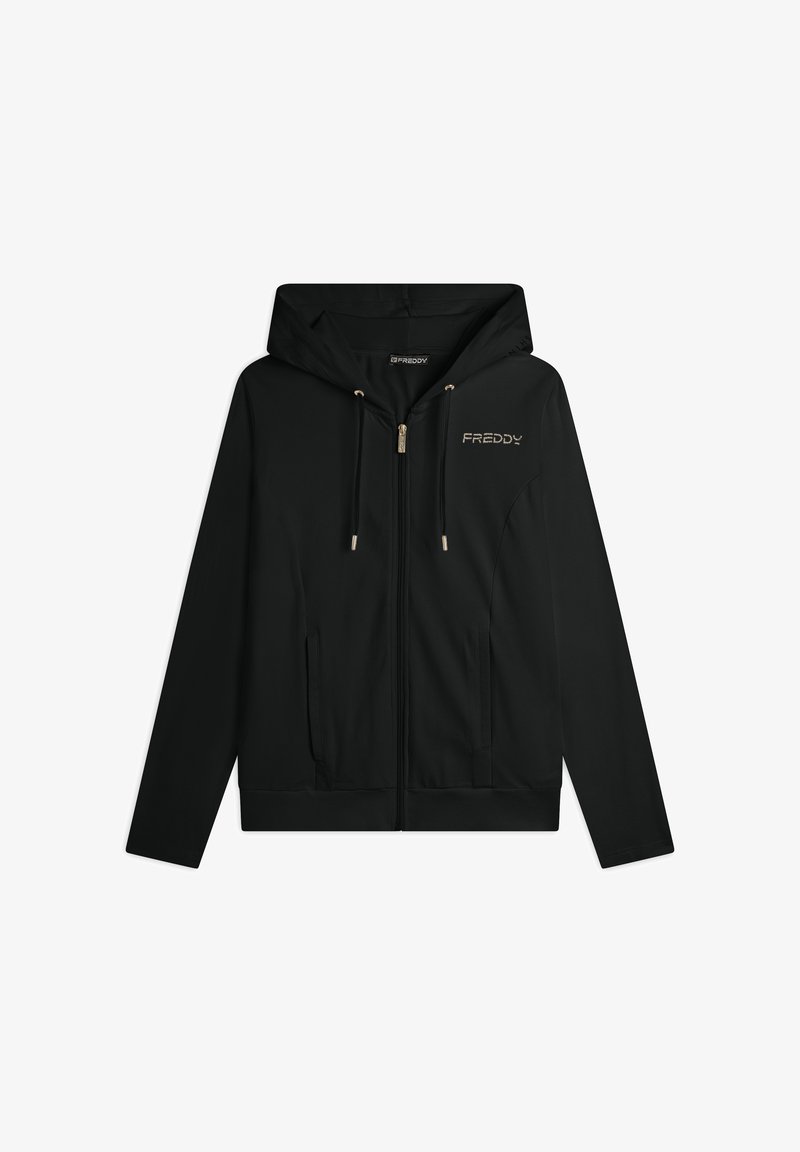 Freddy TIME TO SHINE - Felpa con zip - nero