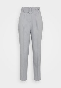 VMMOLLIE BELT ANKLE PANTS - Pantaloni - light grey melange