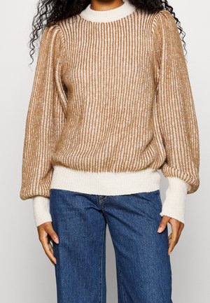 YAS Tall Strickpullover - dark brown