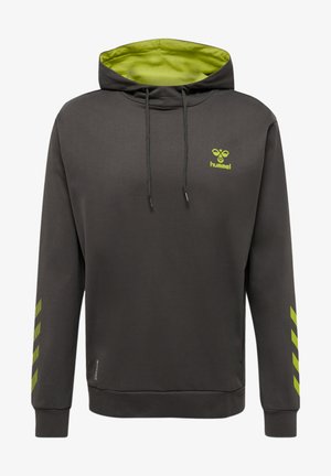 OFFGRID - Mikina s kapucí - forged iron dark citron