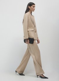 Calliope A PALAZZO EFFETTO DAINETTO - Pantalon classique - corda