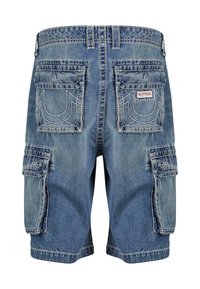 True Religion BIG VINNY - Džinsiniai šortai - medium washed blue