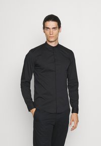 Lindbergh - SUPERFLEX POPLIN - Camicia - black Immagine in miniatura 1