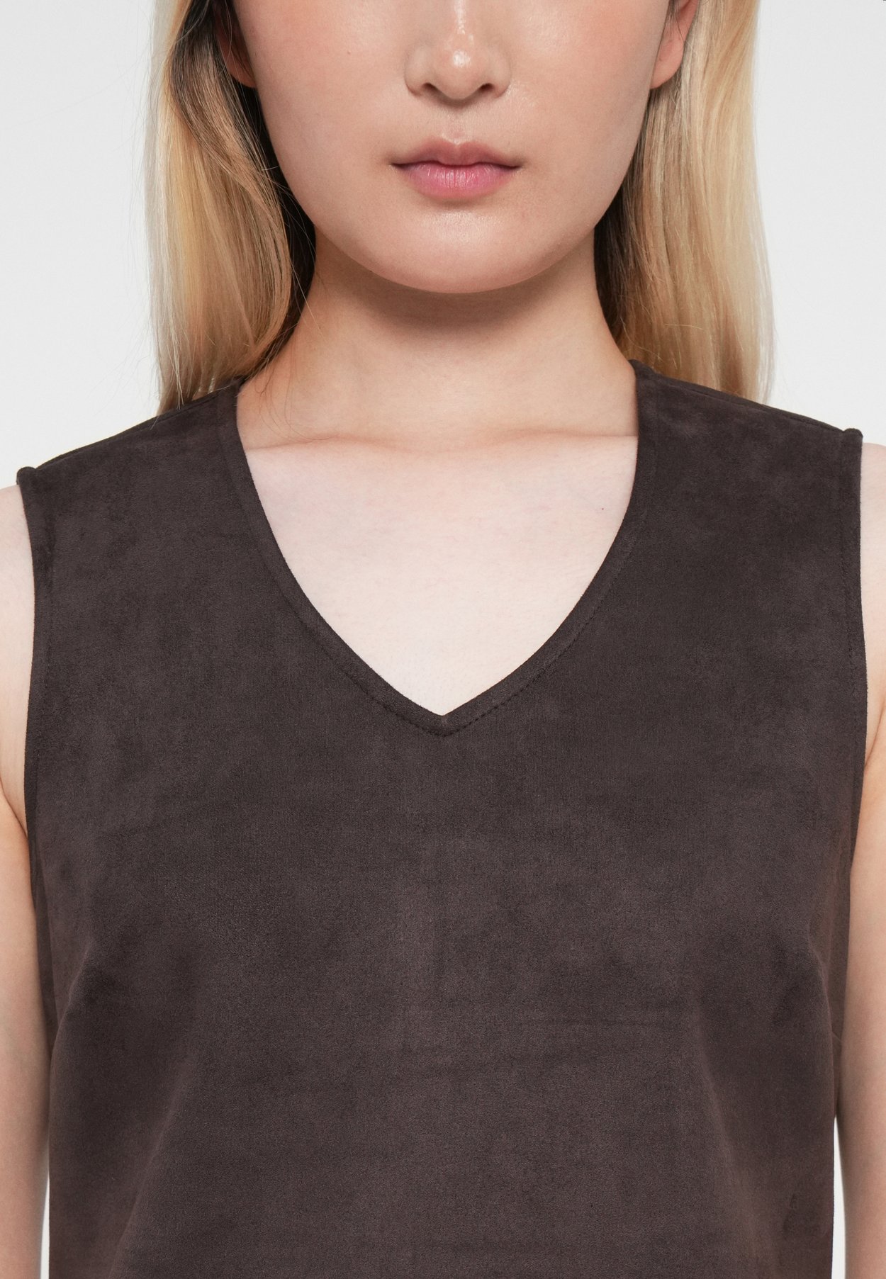 ONLYLVA LIFE FAUX SUEDE PINNY DRESS