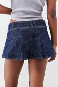 BDG Urban Outfitters ROSE POCKETED KILT - Mini krilo - blue