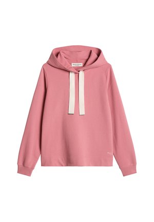 Marc O'Polo, MARC O'POLO DFC HOODIE RELAXED MIT GEPEACHTER OBERFLÄCHE   - Sweat à capuche - berry rose