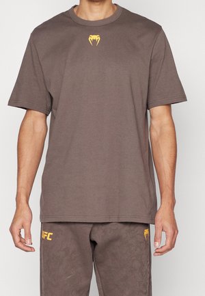 T-Shirt print - dark brown