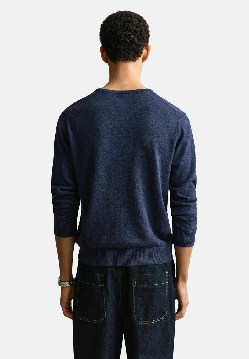 GANT Svetr - dark indigo melange