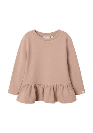 Top s dlhým rukávom - misty rose