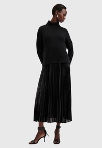 AllSaints SPARK 2-IN-1 - Vestito lungo - black