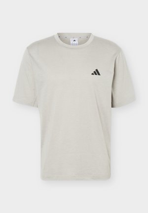 adidas Performance, WORKOUT ESSENTIALS FEELREADY - T-shirts basic - medium grey heather