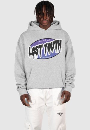 Lost Youth UNISEX HEAVY - Kapucni - grey