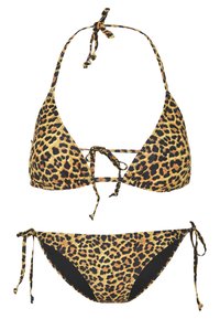 LADIES ANIMAL SET - Bikini - yellow/black