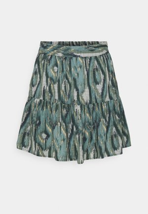 Falda acampanada - green
