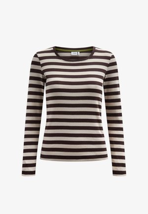 Nümph, NUMIXIE LS T-SHIRT - GOTS - Top s dlhým rukávom - black coffee
